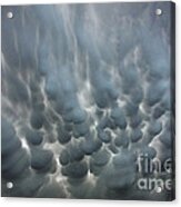 Mammatus Clouds Acrylic Print
