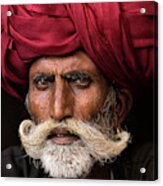 Man From Rajasthan Acrylic Print