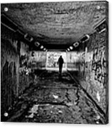 Man In Subway Acrylic Print