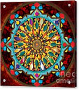 Mandala Droplets Sp Acrylic Print