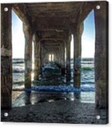 Manhattan Beach Pier Acrylic Print