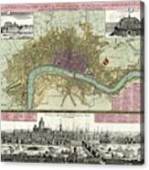 Map Of London Acrylic Print