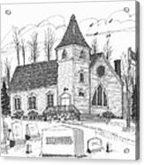 Marbletown Church Acrylic Print