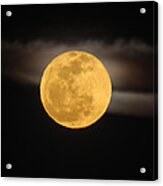 March Full Moon Acrylic Print