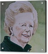 Margaret Thatcher Acrylic Print
