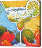 Margarita And Chile Peppers Acrylic Print