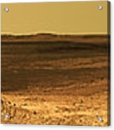 Mars Landscape Panorama Of Endeavour Crater Acrylic Print