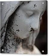 Mary In The Garden Acrylic Print
