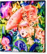 Masks Of Venice 25 Acrylic Print