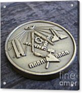 Masonic Medal Acrylic Print