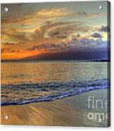 Maui Beach Sunset Acrylic Print