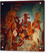 Maya Fresco At Bonampak Acrylic Print