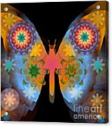 Meditative Butterfly Acrylic Print