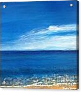 Meme Beach Skies - Koroni - Greece #2 Acrylic Print