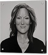Meryl Streep Acrylic Print