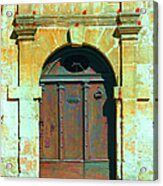 Metal Door Acrylic Print