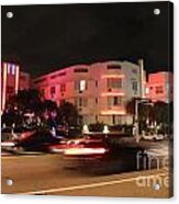 Miami - Blur Acrylic Print