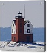 Michigan's Round Island Lighthouse Acrylic Print