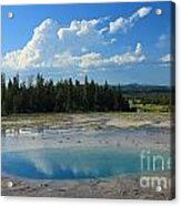 Midway Geyser Basin Acrylic Print