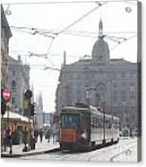 Milan Tram Acrylic Print