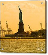 Miss Liberty New York City Acrylic Print