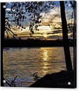 Missouri River Sunset Acrylic Print