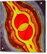 Mitosis Of Worlds Original Painting Acrylic Print