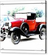 Model  Ford Truck 1920's Acrylic Print