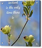 Moment In Time Acrylic Print
