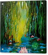 Monet's Pond  11 Acrylic Print