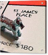 Monopoly Board Custom Painting St James Place Acrylic Print