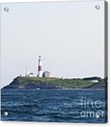 Montauk Lighthouse From The Atlantic Ocean Acrylic Print
