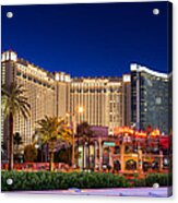 Monte Carlo Las Vegas Acrylic Print