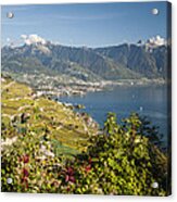 Montreux On Lake Geneva Acrylic Print