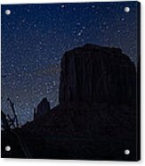 Monument Valley Starlight Acrylic Print
