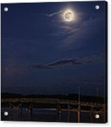 Moon Over Annapolis Acrylic Print