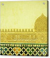 Moorish Decoration In Alhambra Acrylic Print