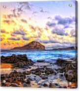 Morning At Makapuu Acrylic Print