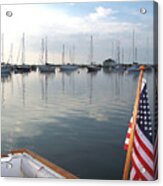 Morning In Cuttyhunk Harbor Acrylic Print