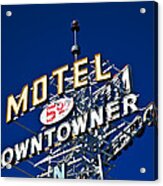Motel Downtowner Acrylic Print