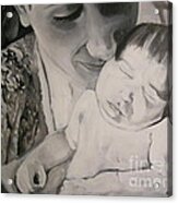 Mother And Child Acrylic Print