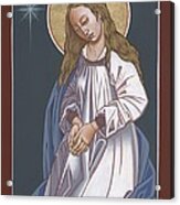 Mother Of God Waiting In Adoration 248 Acrylic Print