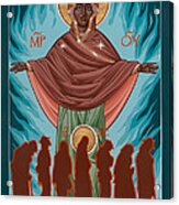 Mother Of Sacred Activism With Eichenberg's Christ Of The Breadline Acrylic Print