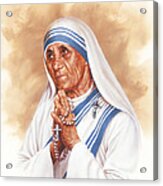 Saint Mother Teresa Acrylic Print