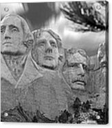 Mount Rushmore Panoramic Acrylic Print