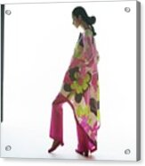 Moyra Swan Wearing Venet Pajamas Acrylic Print