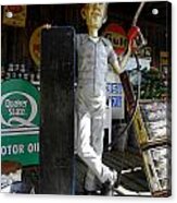 Mr Gas Pump Mechanic Acrylic Print