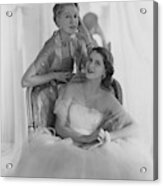 Mrs. Francis Mcneil Bacon Iii And Her Daughter Acrylic Print