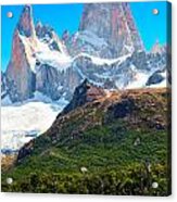 Mt Fitz Roy Acrylic Print