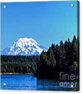 Mt. Rainier From Shelton Wa Acrylic Print